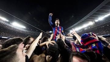 Messi made his name at Barcelona, where he is the all-time record goal scorer.